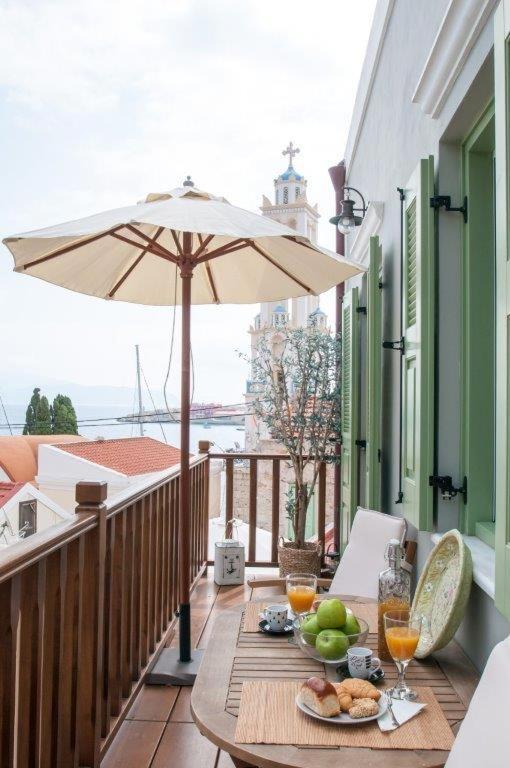 Luca'S Houses Chalki Town Luaran gambar